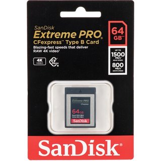 【 sandisk 】 extreme pro cfexpress 64 gb 高速記憶卡 type b 公司貨