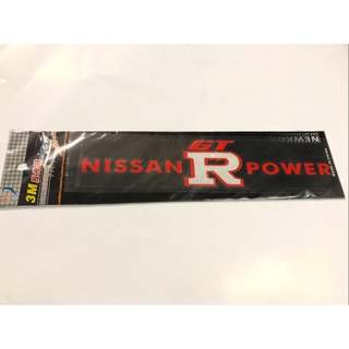 【Max魔力生活家】NISSAN GTR POWER 貼紙 車身立體貼紙 採用3M反光貼 (賠售價出清)