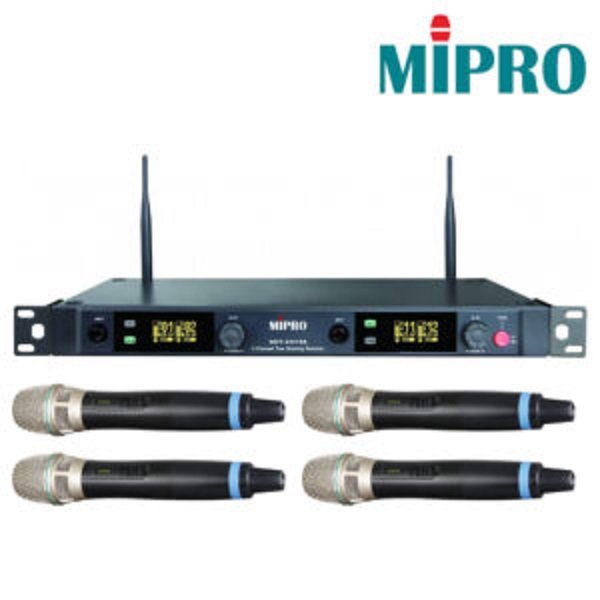 亞洲樂器 MIPRO ACT-2414A/ACT-24H*4 分離式天線四頻道無線麥克風組