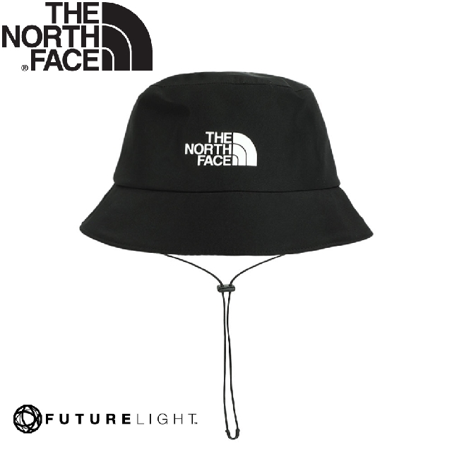 【The North Face FL防水透氣可調節漁夫帽《黑》】5FXK/防曬帽/遮陽帽/休閒帽/圓盤帽/登山露營