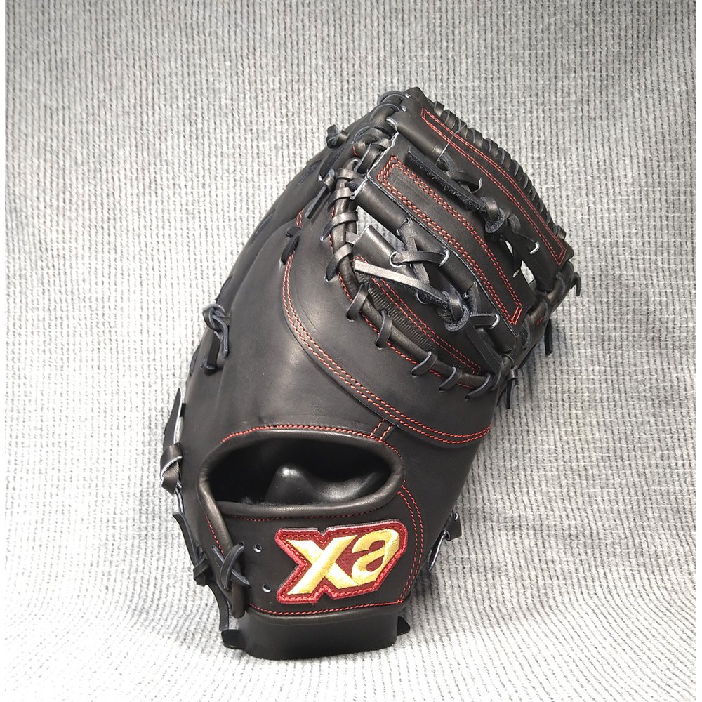 「野球魂」--特價！日本「XANAX」【SPECTUS 】等級硬式棒球手套（一壘手，BHF3502，90黑色）日本製
