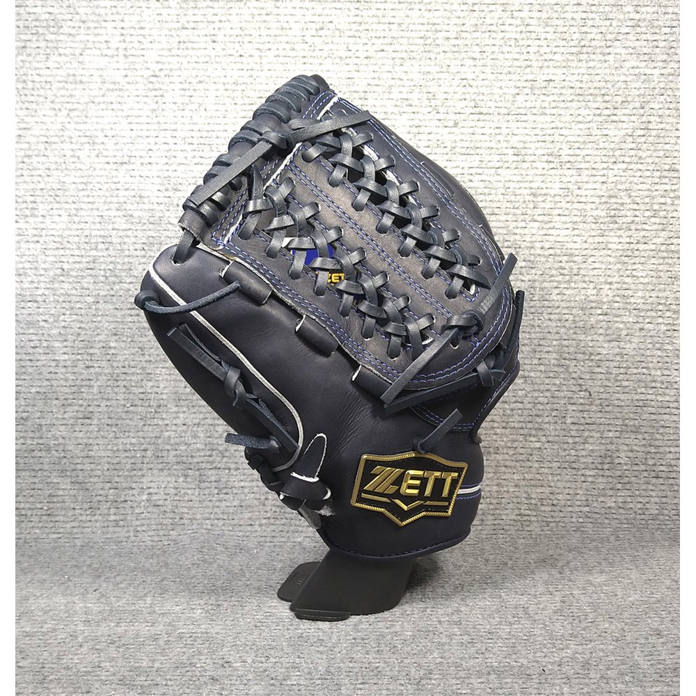 「野球魂」--特價！日本「ZETT」【NEO STATUS】次高等級壘球手套（內野手＆外野手，BSGB51910，1900N黑色）反手