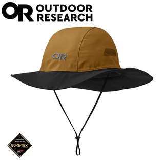【Outdoor Research 美國 SEATTLE GTX防水透氣大盤帽《黃褐/黑》】280135/圓盤帽
