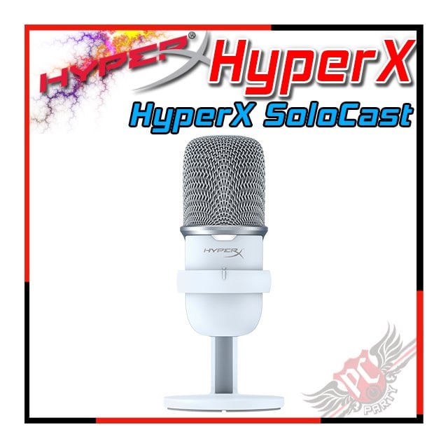 PC PARTY]HyperX SoloCast USB 麥克風– 白519T2AA - PChome 商店街