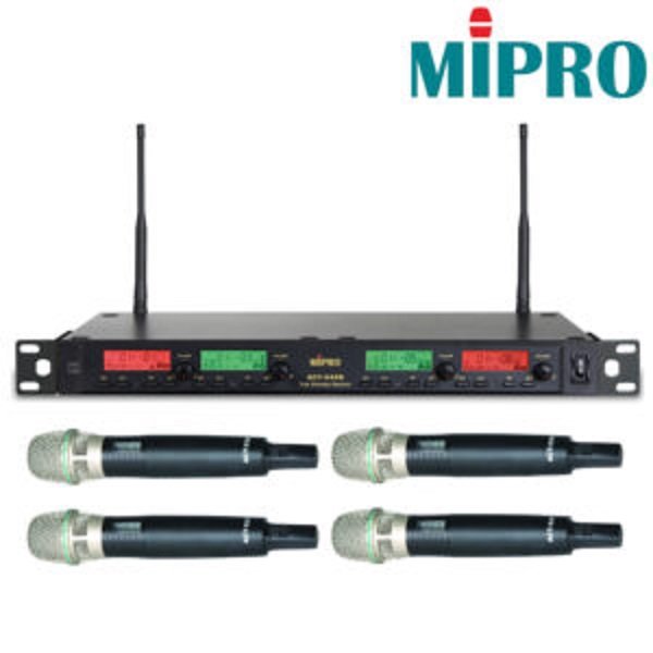 亞洲樂器 MIPRO ACT-545B/ACT-52H*4 1U4CH純自動選訊無線麥克風系統