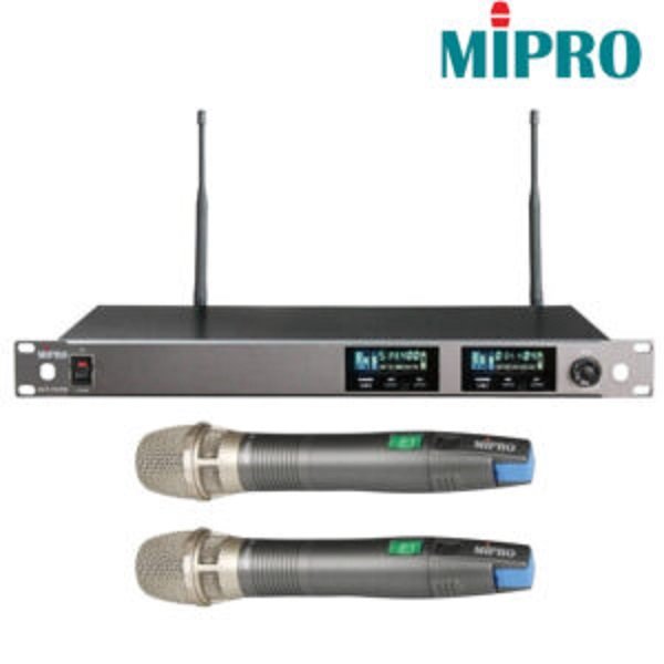 亞洲樂器 MIPRO ACT-727B/ACT-72H*2 ACT-VED1U頻道純自動選訊無線麥克風組