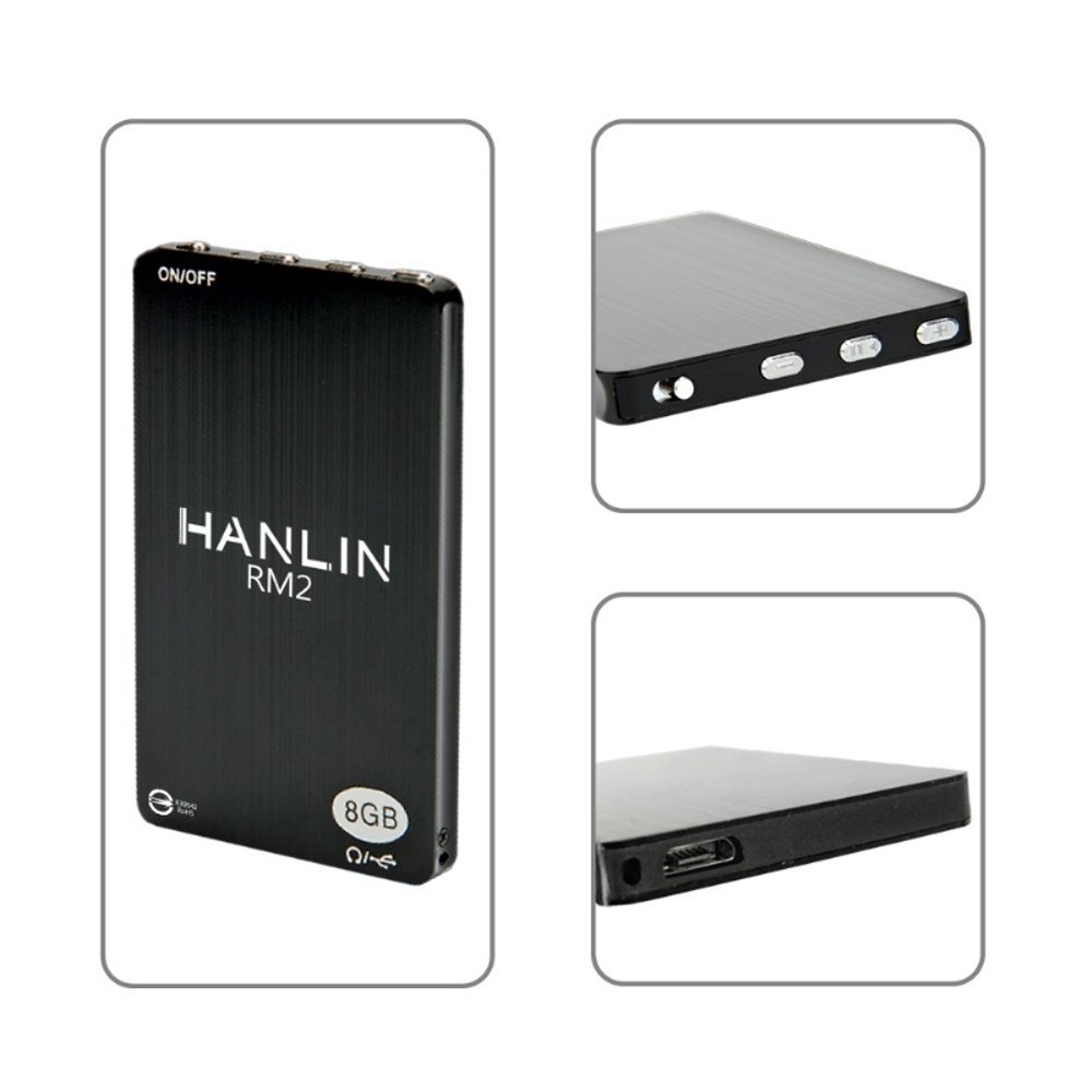 HANLIN-RM2 簡易迷你錄音卡錄音筆 8G -96小時 密錄器 錄音機 錄音隨身聽mp3