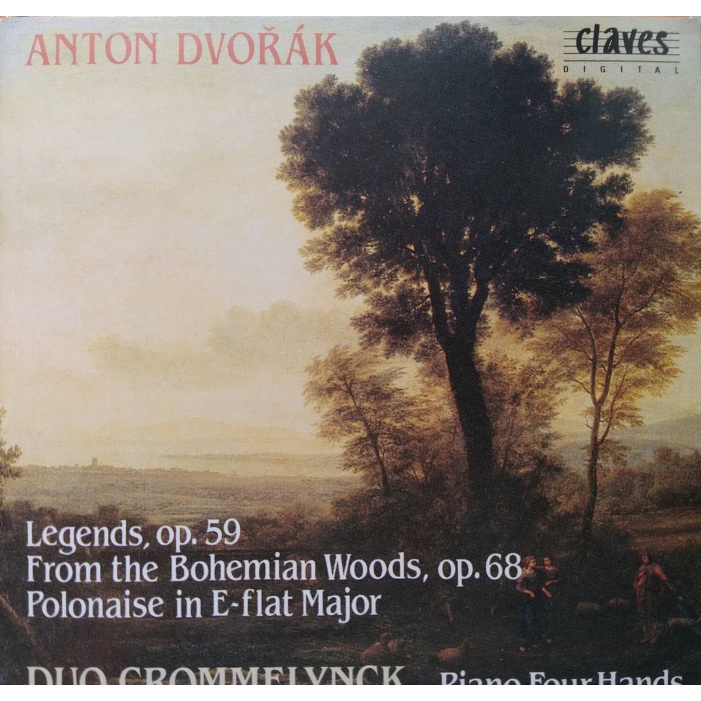 CLAVES 509106 四手聯彈德佛札克傳說曲波蘭舞曲 Dvorak Piano 4 Hands Op59 Op68 (1CD)