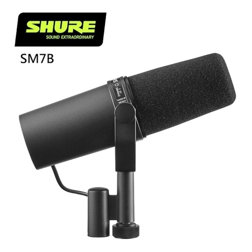 【欣和樂器】SHURE SM7B 動圈式麥克風 經典專業人聲 錄音室等級