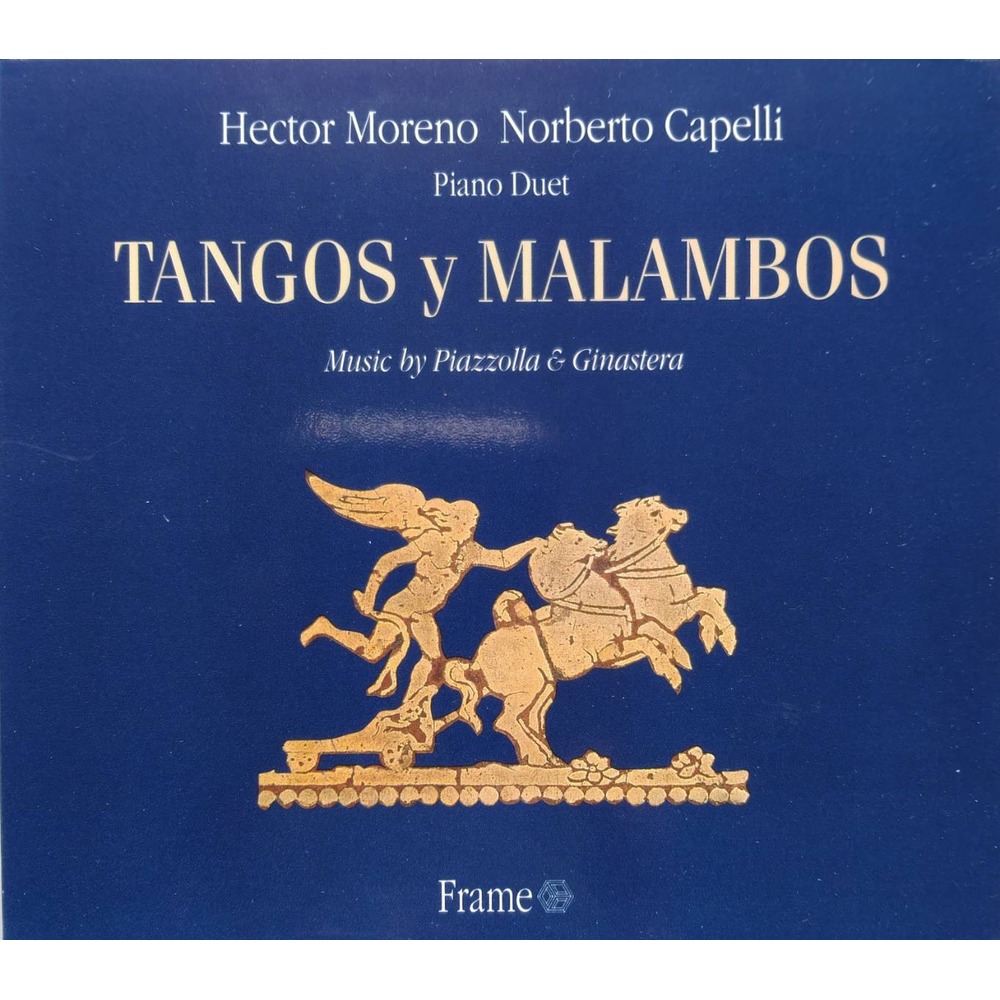 Frame FR9508 探戈舞曲雙鋼琴彈奏 Piazzolla Ginastera Tangos y Malambos (1CD)