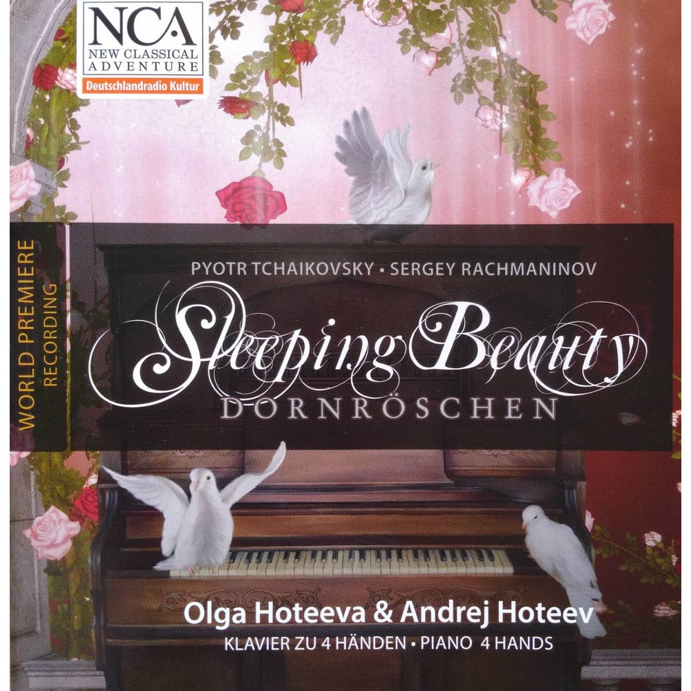 NCA 60251 睡美人芭蕾舞曲四手聯彈鋼琴曲 Tchaikovsky Rachmaninov Steeping Beauty (1CD)