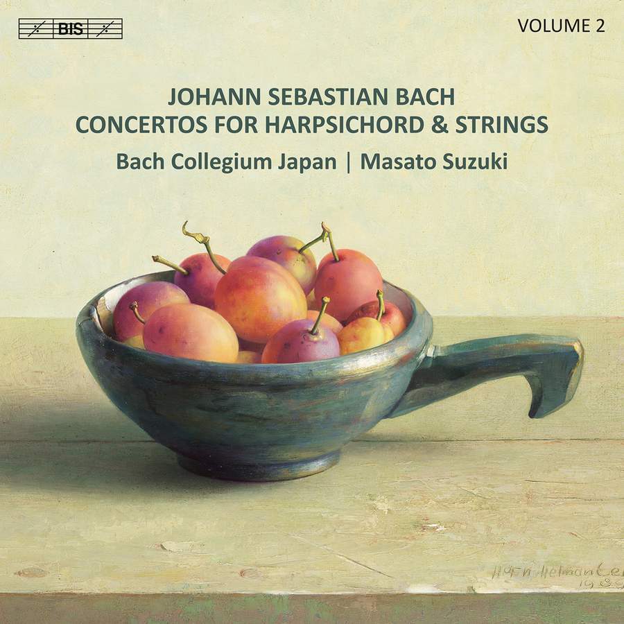 (BIS)巴哈：大鍵琴協奏曲，第二集 J.S. Bach: Concertos for Harpsichord &amp; Strings, Vol. 2/Masato Suzuki (harpsichord)