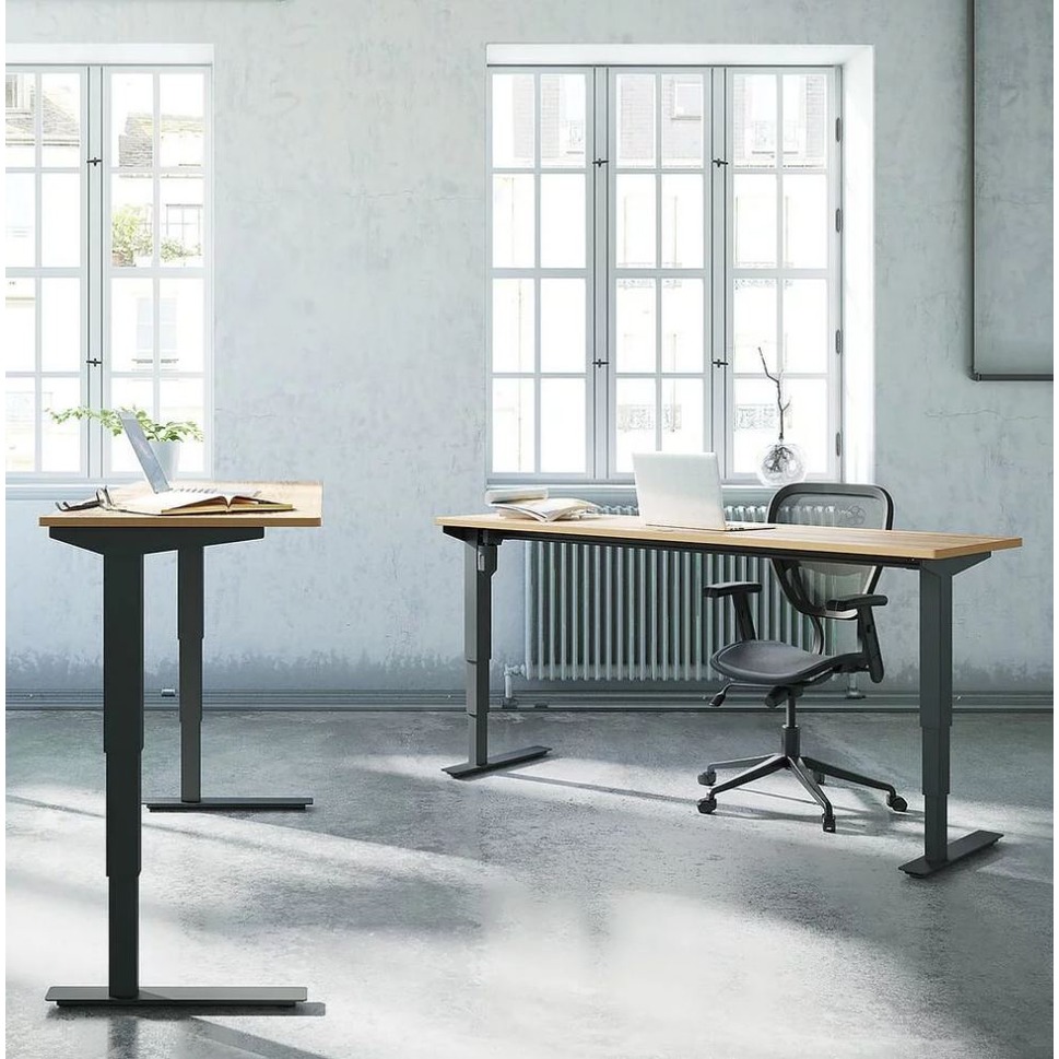 【耀偉】丹麥Conset康萊501-37電動升降桌(168x68桌面)