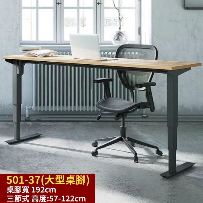 【耀偉】丹麥Conset康萊501-37電動升降桌(200x90桌面)
