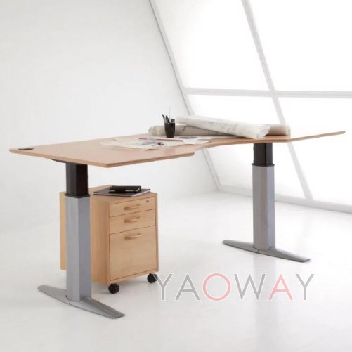 【耀偉】丹麥Conset-電動升降桌501-23(160x68桌面)超耐重(工作桌/辦公桌/電腦桌/主管桌/會議桌)