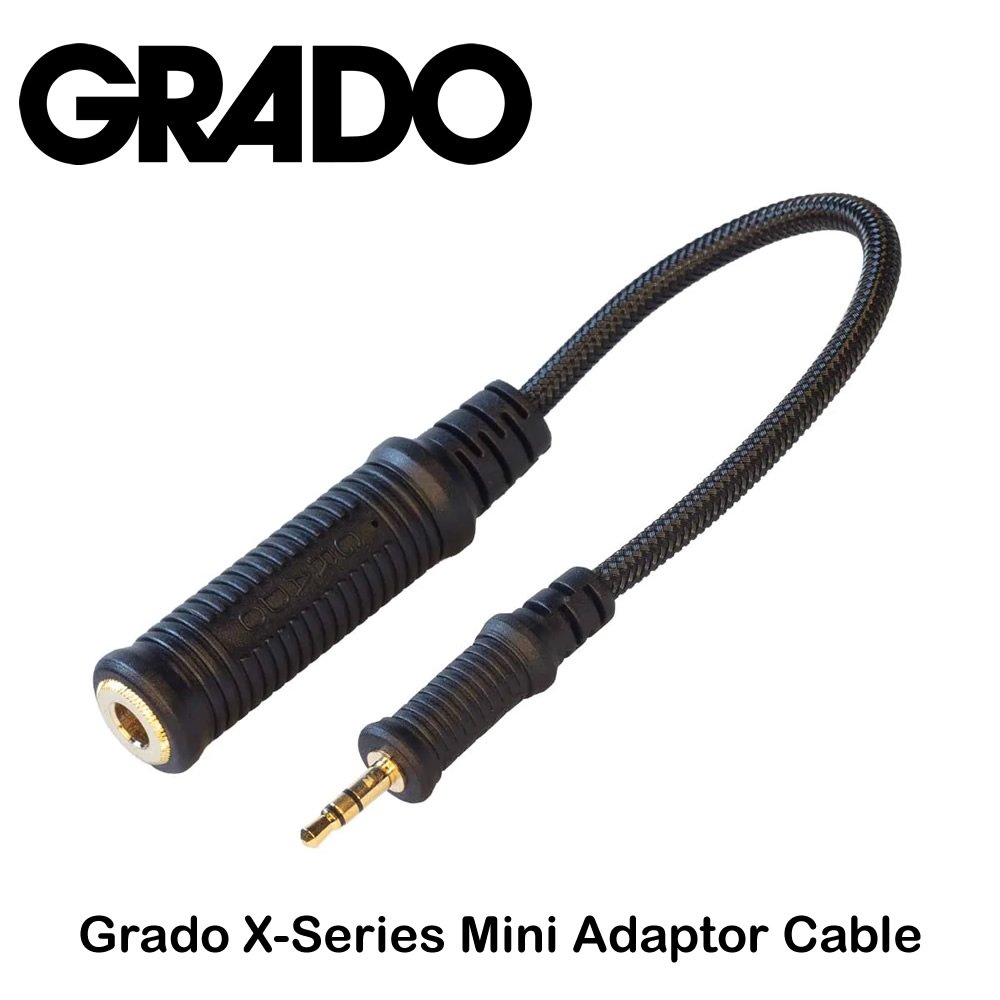 志達電子 Grado X-Series Mini Adaptor Cable GRADO X 系列 3.5MM公轉接6.3MM母 轉接線 線長20CM