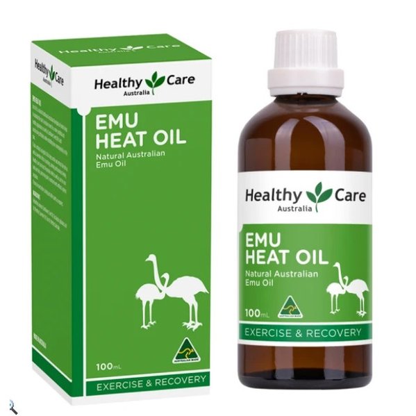 Healthy Care 鴯鶓油 (100ml/瓶)【澳洲晶艷】保存期限：2024年02月