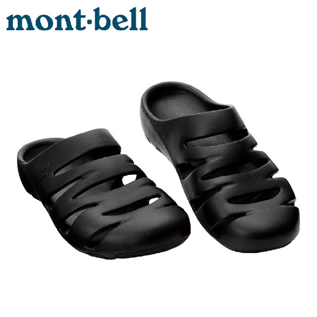 【Mont-Bell 日本 CANYON CLOGS 無跟膠鞋《炭黑》】1129556/涼鞋/水陸兩用鞋/海灘拖鞋