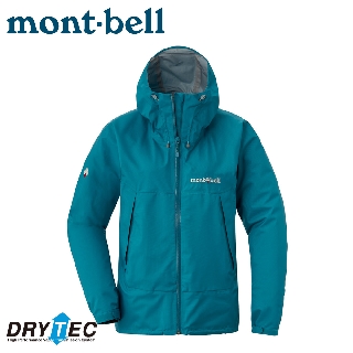 【Mont-Bell 日本 女 THUNDER PASS 雨衣《孔雀藍》】1128636/連帽外套/風雨衣/透氣夾克
