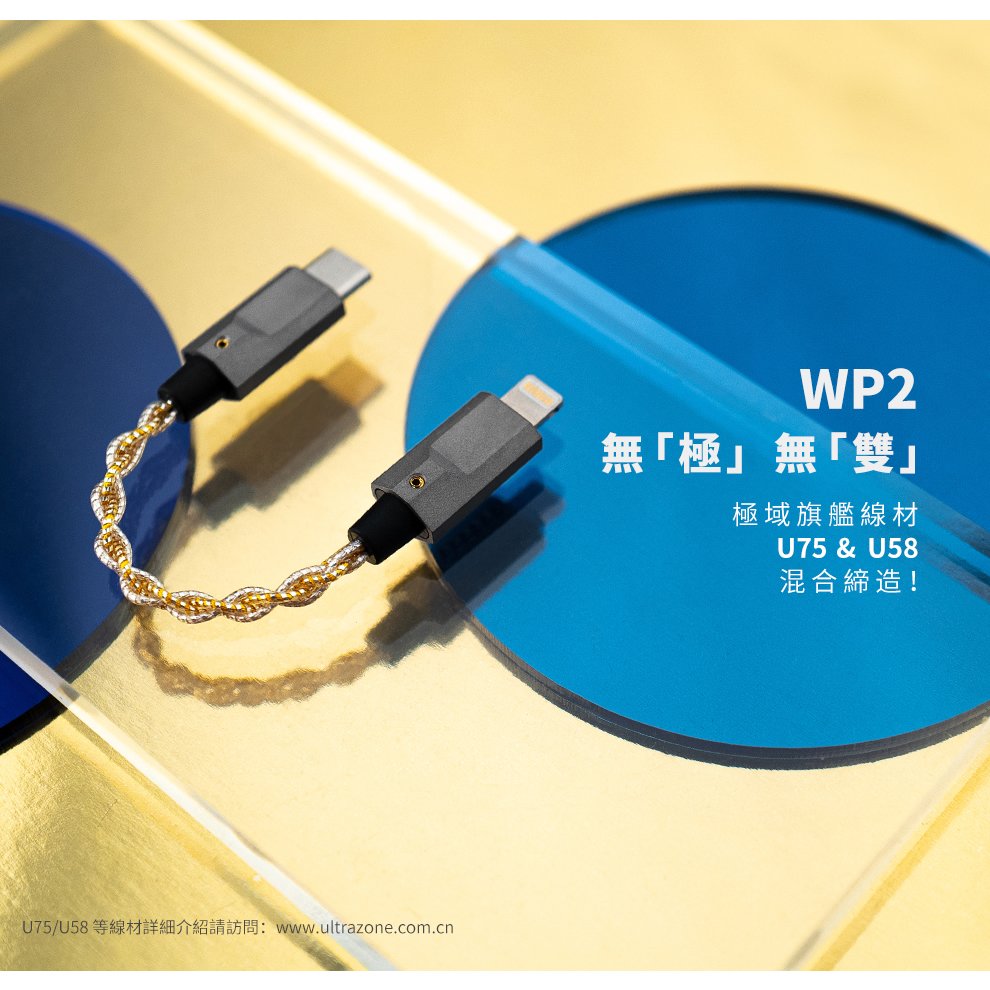 志達電子 Luxury &amp; Precision(精奢樂彼) WP2 Lightning / Type C USB DAC 小尾巴 升級線