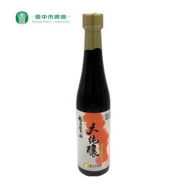 【台中市農會】大純釀-極品黃豆醬油400毫升/瓶