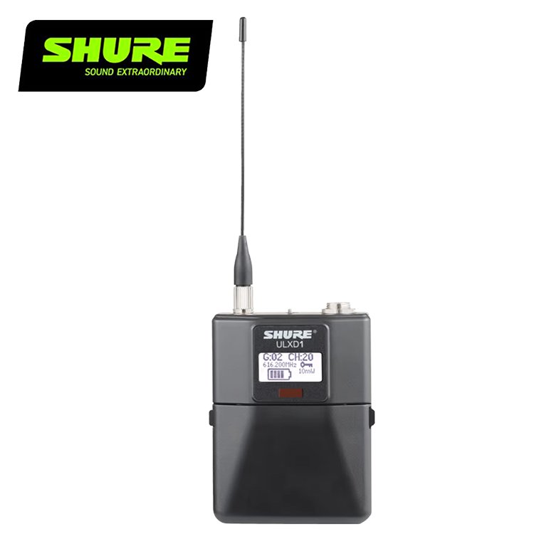 SHURE ULXD1 腰包式數字無線發射器/-G62台灣專用/原廠公司貨