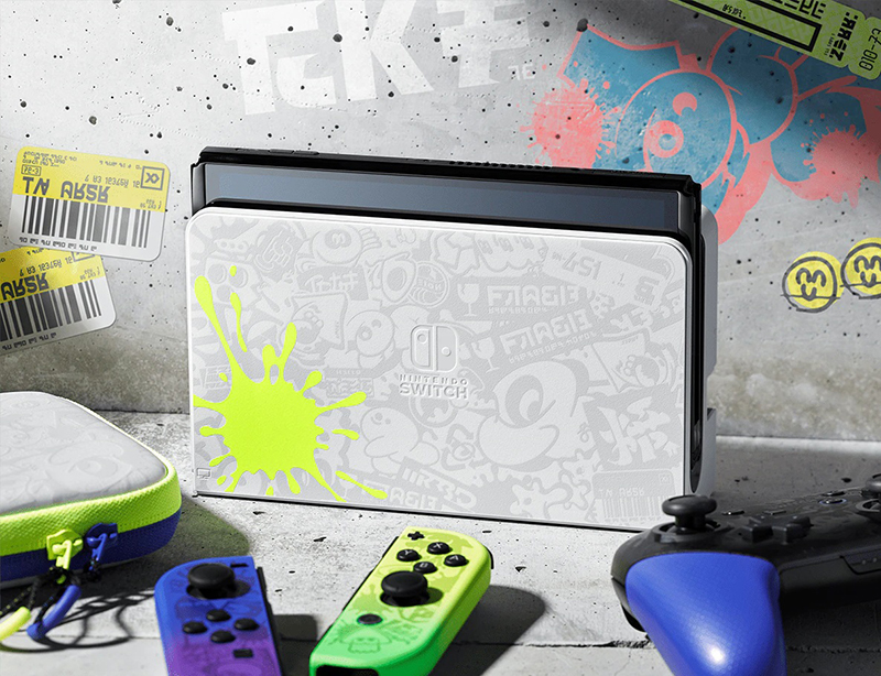NS Switch《斯普拉遁3 OLED主機》 - GAME休閒館｜PChome商店街