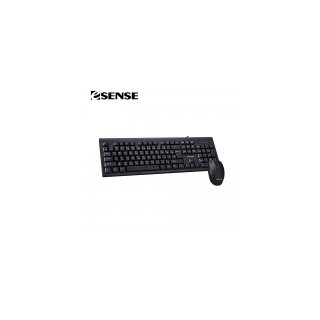 【ESENSE 逸盛】K4500 USB 鍵盤滑鼠組 黑色