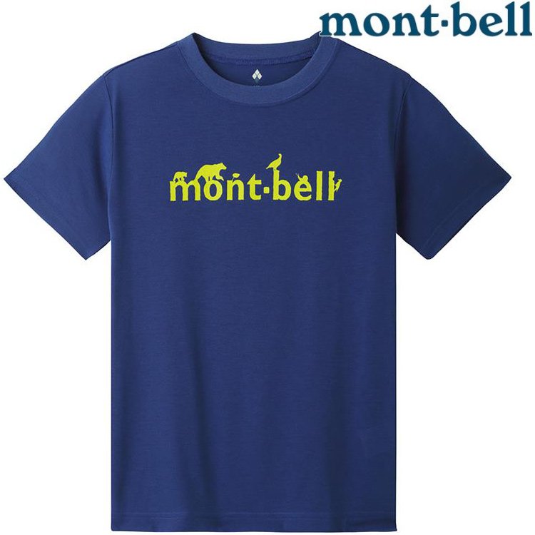 Mont-Bell Wickron 兒童排汗短T/幼童排汗衣 1114314 1114315 mont-bell RBL 皇家藍