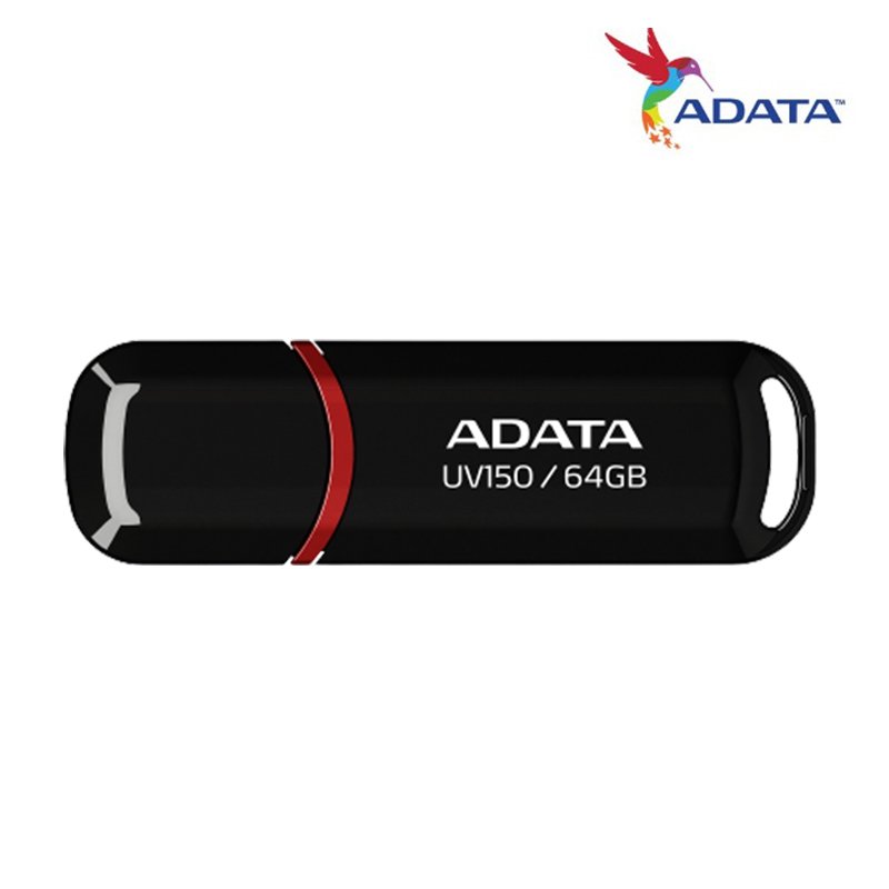 ADATA 威剛 UV150 64G USB 3.2 隨身碟 黑色