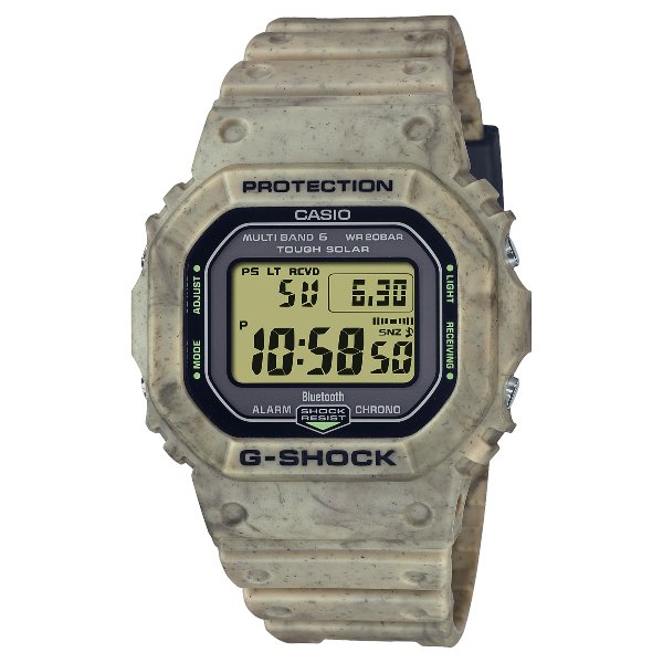 casio 卡西歐 g shock 太陽能 x 藍牙連線 荒野冒險電子腕錶 卡其 42 8 mm gw b 5600 sl 5
