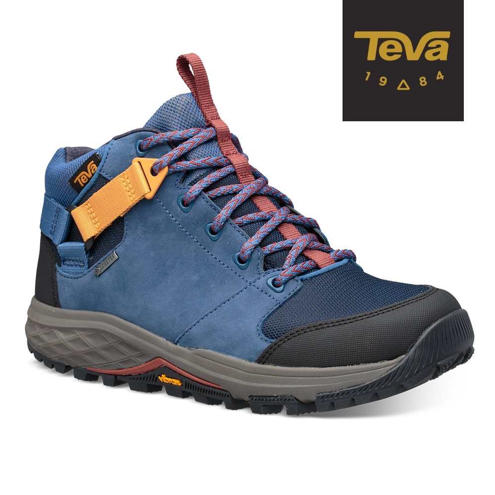 美國 TEVA Grandview GTX 高筒防水黃金大底郊山鞋/登山鞋深藍色 TV1106832DBL