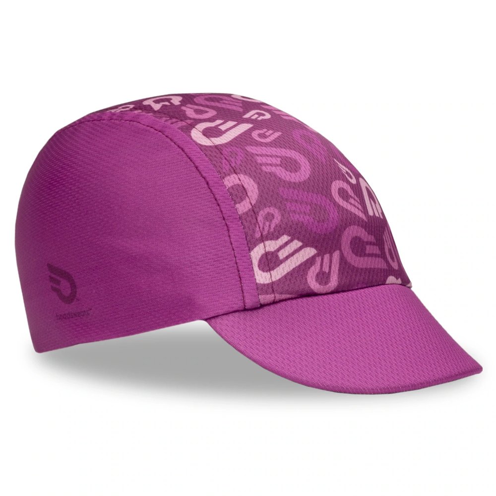 Cycle Cap | HS Print.美國汗淂 HEADSWEATS.紫色單車 自行車小帽.環台挑戰.鐵人三項配備.