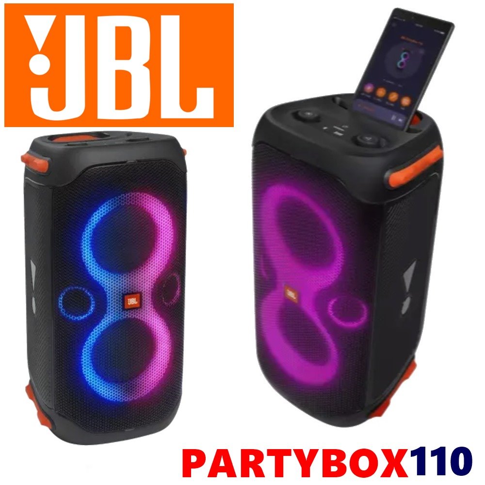 東京快遞耳機館 實體店面最安心JBL Partybox 110 動態燈光 藍芽串流 IPX4防水派對專用藍芽喇叭