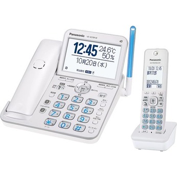 日本公司貨 Panasonic 國際牌 VE-GD78DL 室內電話 無線 家用電話 子母機 大螢幕 溫濕度計