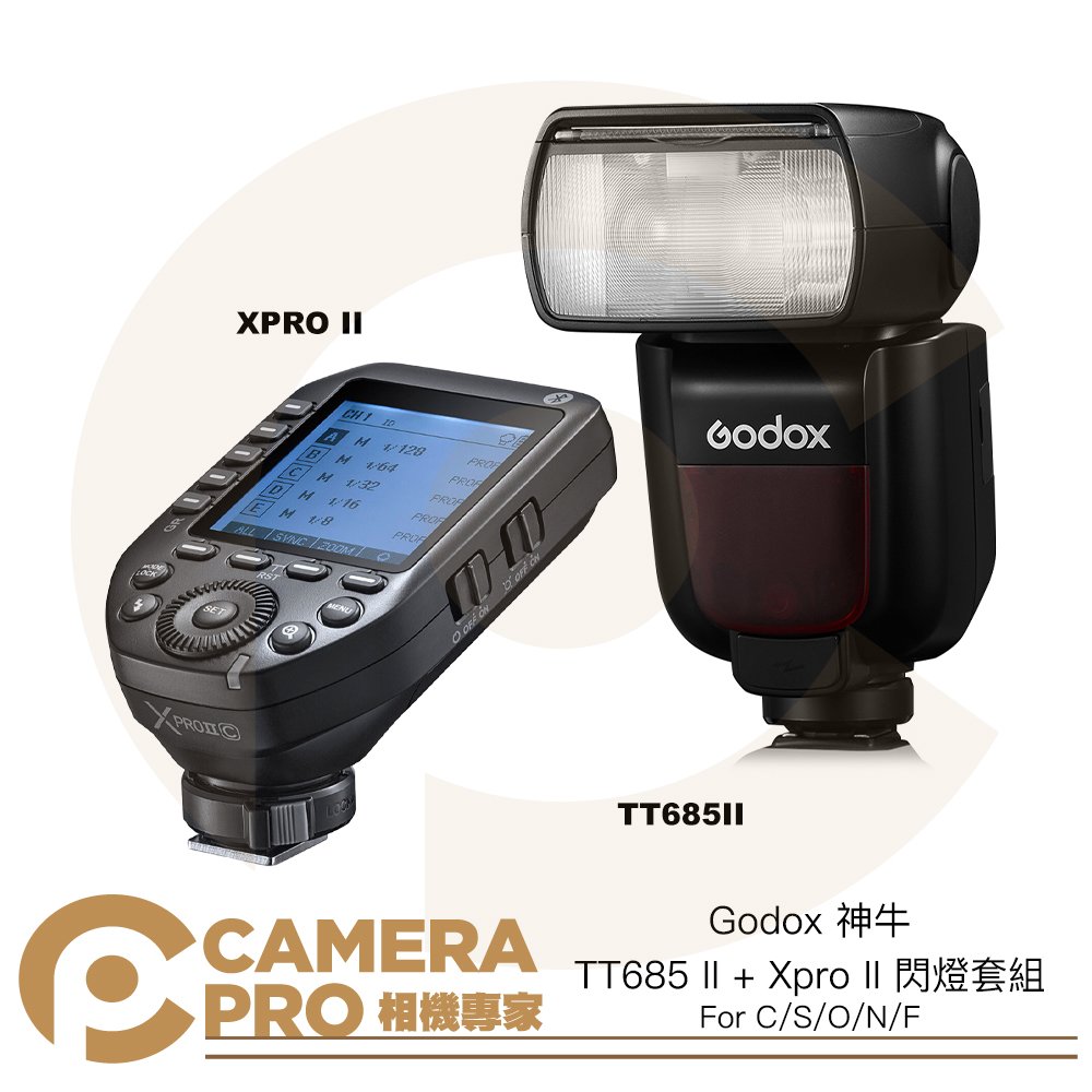 ◎相機專家◎ Godox 神牛TT685 II + Xpro II 機頂閃光燈套組發射器