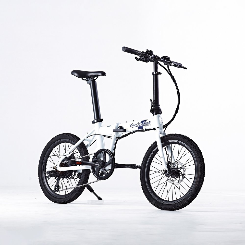 OneCool BARRY 閃電俠 折疊電動輔助自行車（極地白）- 加大電量版