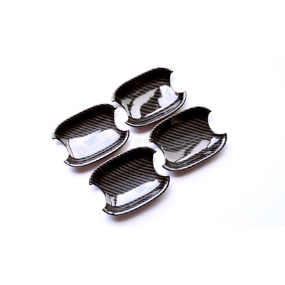 【車王汽車精品百貨】奧迪 AUDI Q5 門碗貼 碳纖維紋 外門碗 門碗保護貼