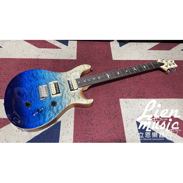 『立恩樂器』免運分期0利率多色 / PRS SE Custom 24 白藍漸層色 電吉他 含原廠高級袋 CU44QBF