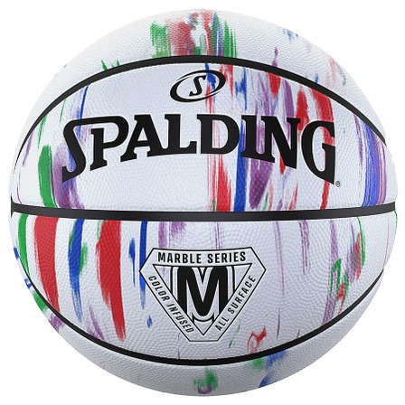【 spalding 】斯伯丁 sp 大理石系列 橡膠 7 號籃球 彩虹 室外專用球 spa 84 原價 720 元起