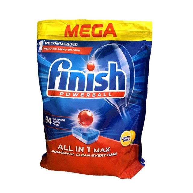 【易油網】FINISH 85顆裝 檸檬強效型 洗碗錠 #04990