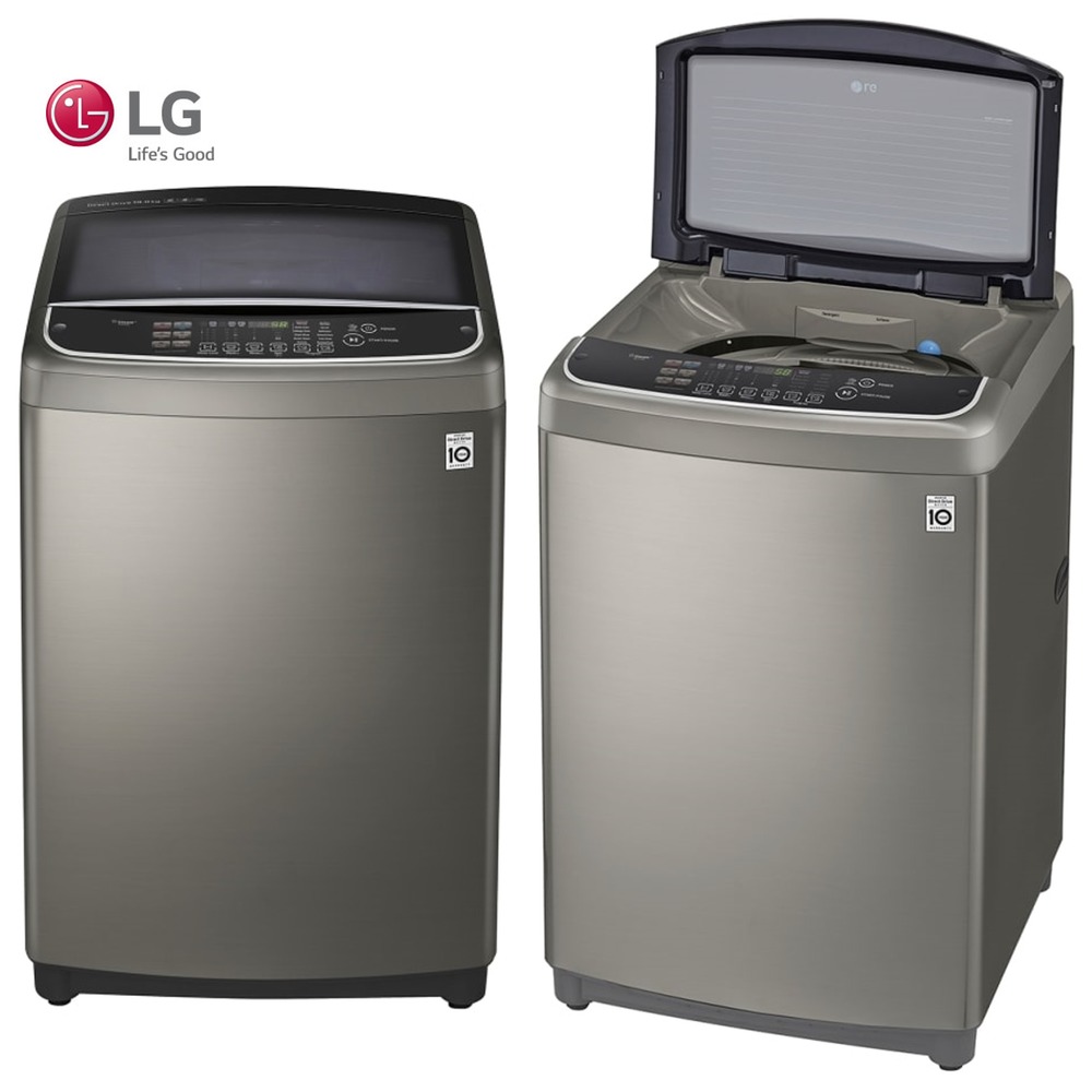 LG 樂金 WiFi第3代DD直立式變頻洗衣機 16公斤洗衣容量 不鏽鋼銀 WT-D169VG 【寬63.2 高102 深67】