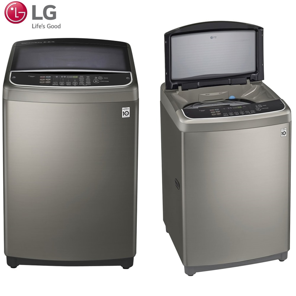 LG 樂金 WiFi第3代DD直立式變頻洗衣機 16公斤洗衣容量 不鏽鋼銀 WT-SD169HVG 【寬63.2 高102 深67】