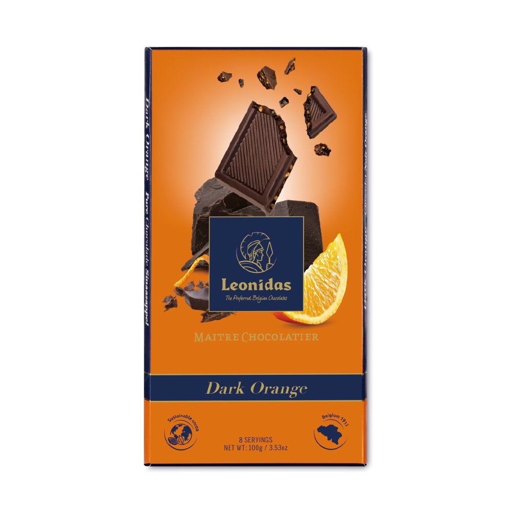 Leonidas 橙香醇黑巧克力100g