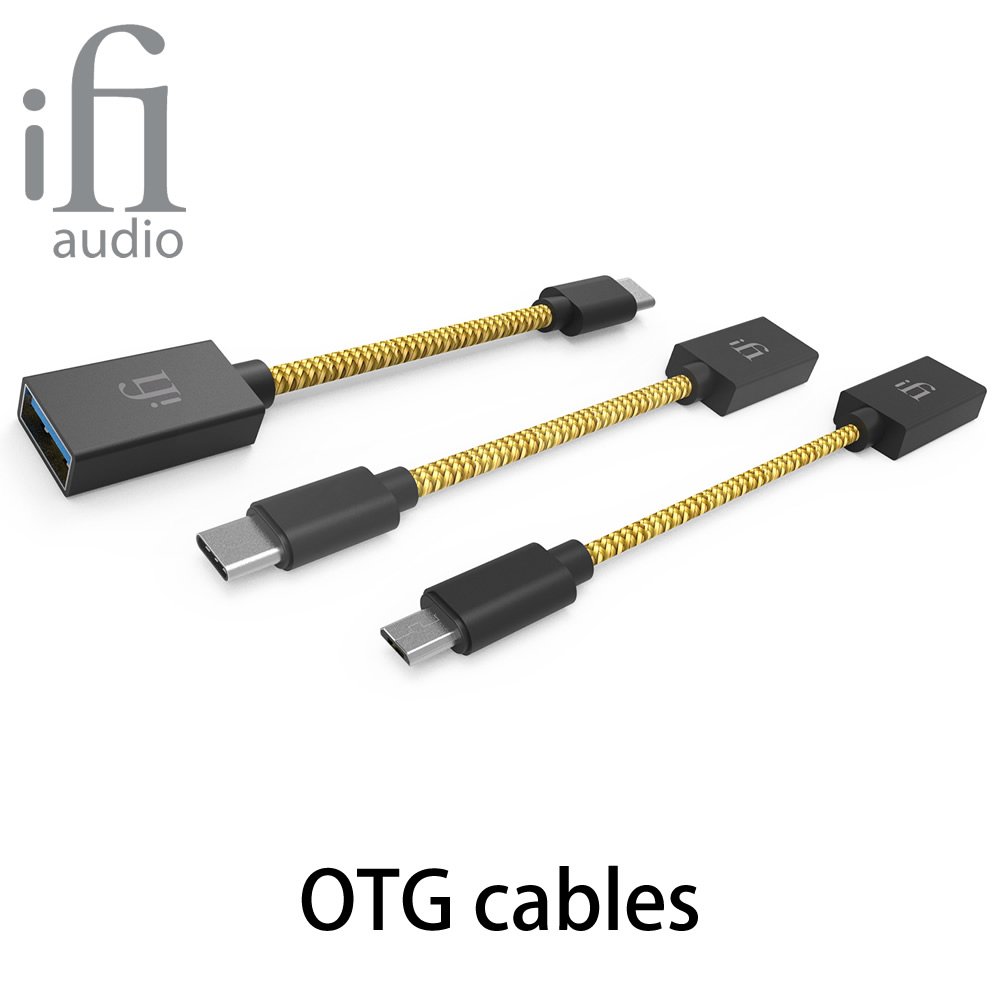 志達電子 英國 iFi Audio OTG cables TYPE C / Micro USB 雙規格可選 公司貨
