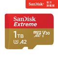 SanDisk Extreme microSDXC UHS-I (V30)(A2)1TB 記憶卡 (公司貨) 190MB/s