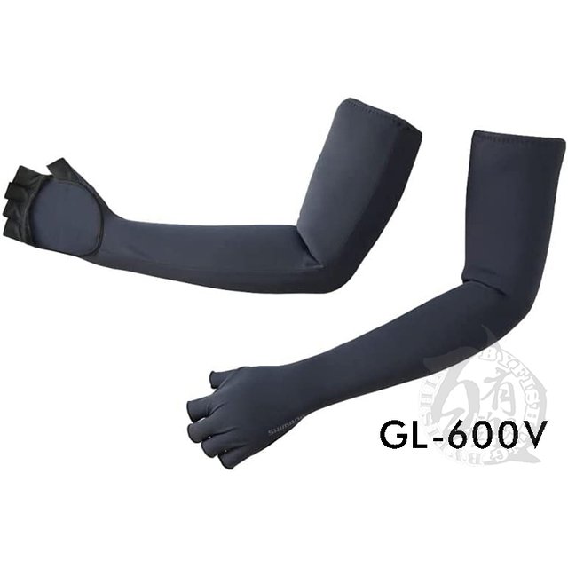 ◎百有釣具◎SHIMANO GL-600V 防曬袖套 5指出 黑色 M(60853) 充實的基本性能和獨特的使用感受
