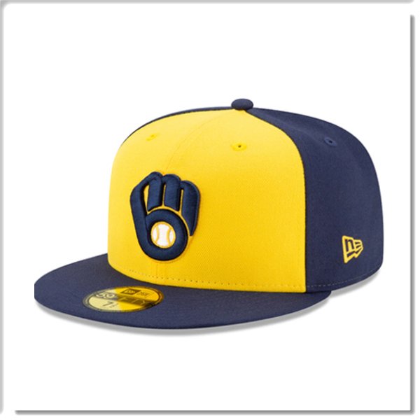 【ANGEL NEW ERA】NEW ERA MLB 密爾瓦基 釀酒人 59FIFTY 正式球員帽 通用 雙色 棒球帽