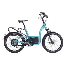 KLEVER New B 電動輔助自行車（銀 / 水藍）- 360W鋰電池