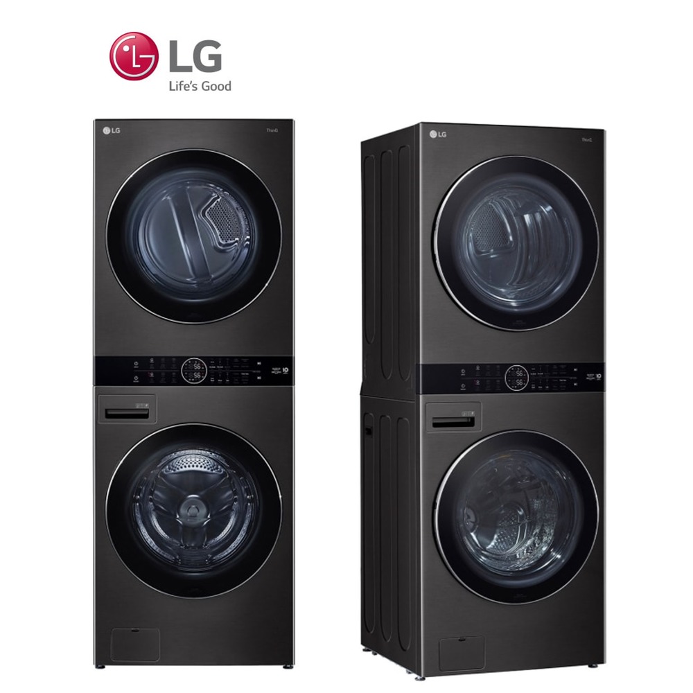 LG 樂金 WashTower™ AI智控洗乾衣機 WD-S1916B【寬70 高189 深77】